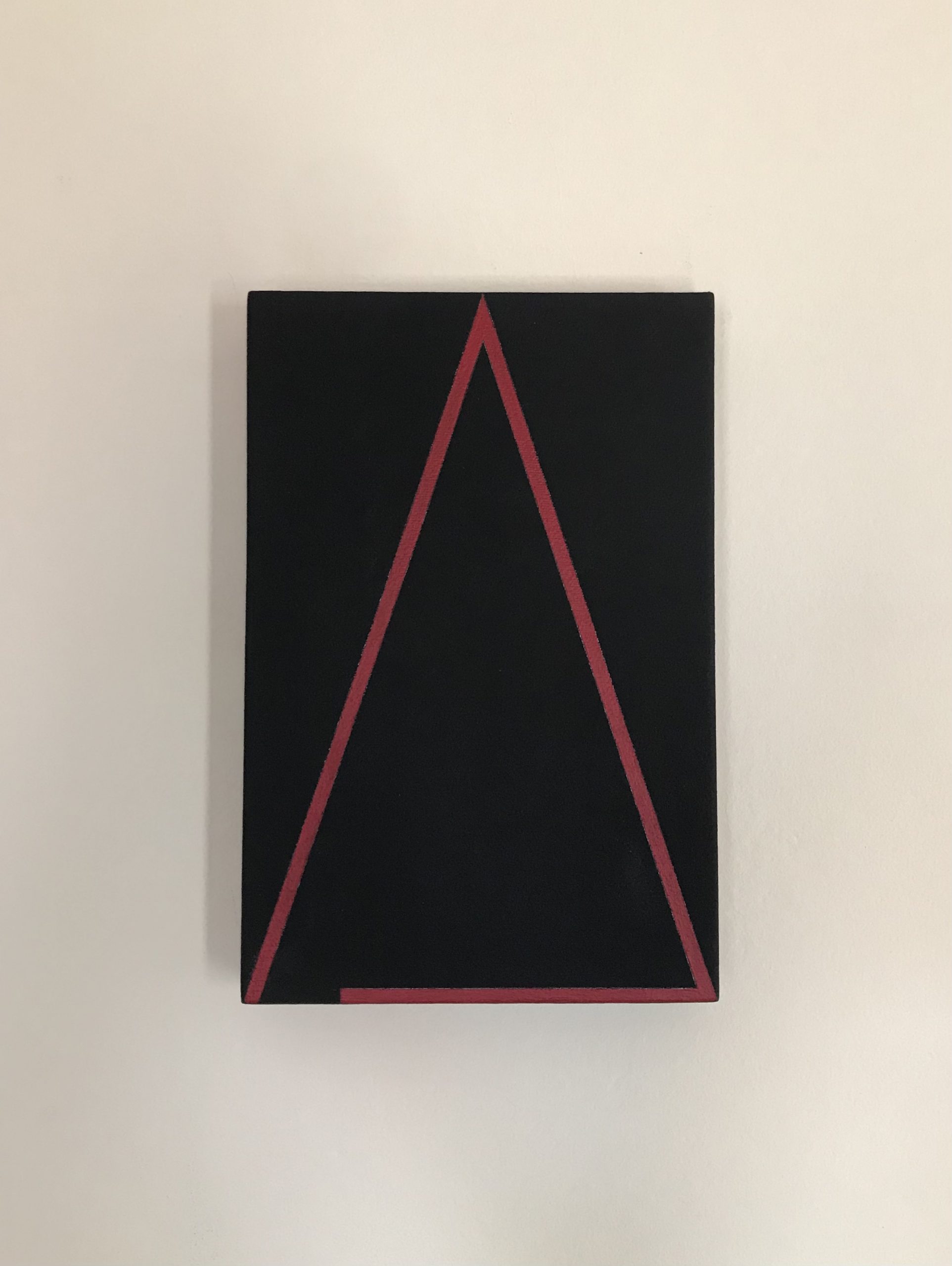 Marina Caverzan, Opticks (série Matemática Esotérica), 2021, Acrílica sobre tela, 30 x 20 cm